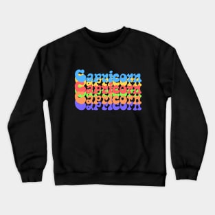 Rainbow Popart Libra Crewneck Sweatshirt